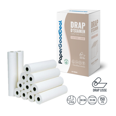 drap d'examen MEDICAL 60x35 150 formats PAPERGOODDEAL drap d'examen MEDICAL 60x35 150 formats PAPERGOODDEAL