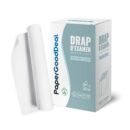 12 Rouleaux de 150 feuilles grande largeur 70x35cm draps d'examen 100% pure ouate pour table medical-ésthétique - 1 colis (12 rouleaux)