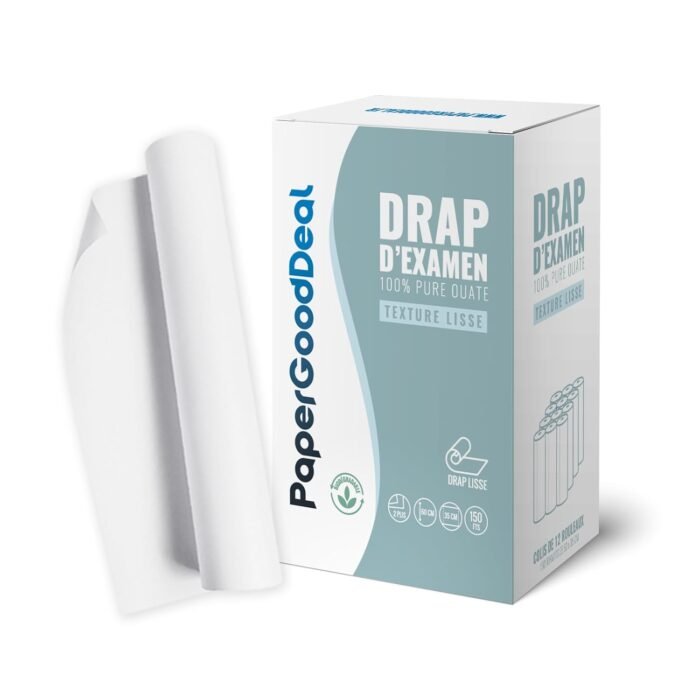 Rouleaux et carton de draps d’examen lisses PGD7035
