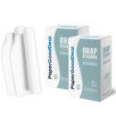 12 Rouleaux de 150 feuilles grande largeur 70x35cm draps d'examen 100% pure ouate pour table medical-ésthétique - 2 colis (24 rouleaux)