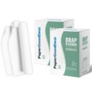 9 rouleaux de 135 feuilles drap d'examen 50cmx35cm micro gaufré 100% hygiénique medical esthétique Qualité professionnelle - 2 colis (18 rouleaux)