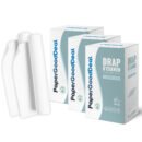 12 Rouleaux de 150 feuilles grande largeur 70x35cm draps d'examen 100% pure ouate pour table medical-ésthétique - 3 colis (36 rouleaux)