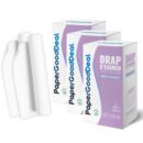9 rouleaux grande largeur 70cmx35cm drap d'examen micro gaufré 100% pure ouate 135 fts drap hygienique medical-esthetique Qualité proféssionnelle - 3 colis (27 rouleaux)