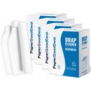 12 Rouleaux de 150 feuilles draps d'examen 100% pure ouate 50x35cm medical-ésthétique qualité professionnelle - 4 colis (48 rouleaux)