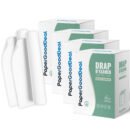 9 rouleaux de 135 feuilles drap d'examen 50cmx35cm micro gaufré 100% hygiénique medical esthétique Qualité professionnelle - 4 colis (36 rouleaux)