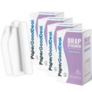 9 rouleaux grande largeur 70cmx35cm drap d'examen micro gaufré 100% pure ouate 135 fts drap hygienique medical-esthetique Qualité proféssionnelle - 4 colis (36 rouleaux)