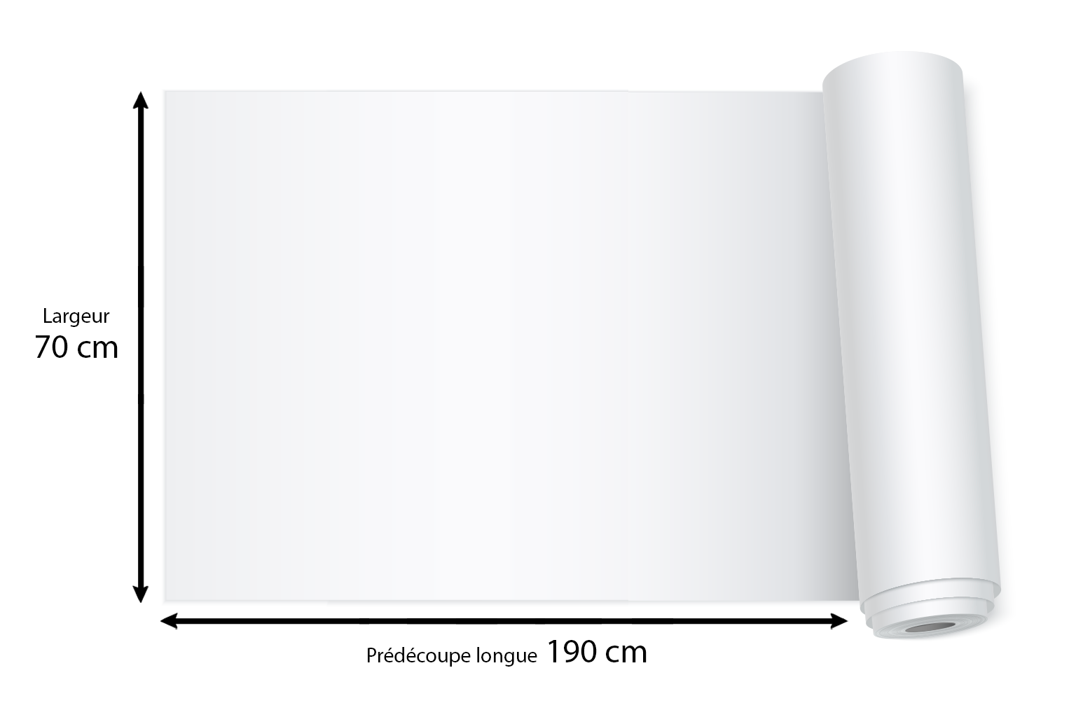 12 Rouleaux – Drap d’Examen Papier Médical 70 cm – Prédécoupe Longue 1,90 m – Grande Largeur – 30 Formats/rouleau Usage Professionnel – Table Massage, Kinésithérapie, Ostéopathe, Cabinet Médical – Image 6