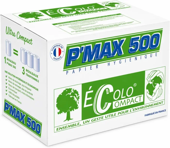 Rouleaux de papier hygiénique standards P’Max 500